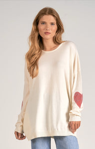 Heart on My Sleeve  Knit Top