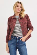 Load image into Gallery viewer, Risen Vintage Wash Jacket in Brown
