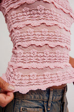 Load image into Gallery viewer, Free People Angelina Lace Tee
