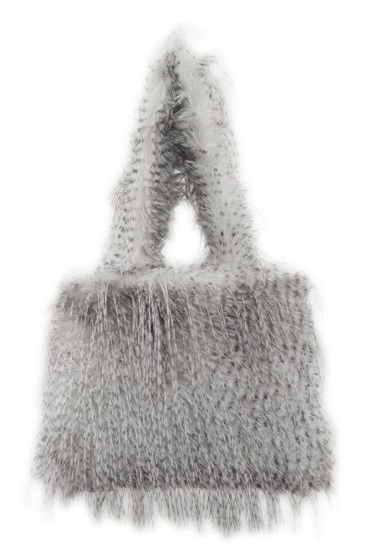Fluffy Faux Fur Shoulder Bag