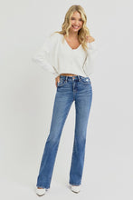 Load image into Gallery viewer, Risen Tummy Control High Rise Straight Jeans
