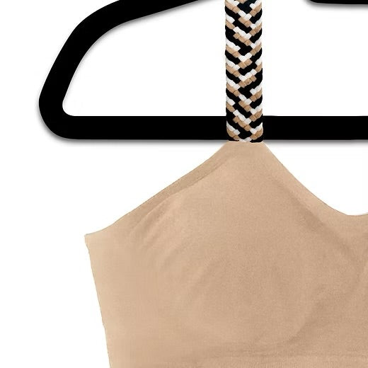 Woven Strap it on Nude Bra