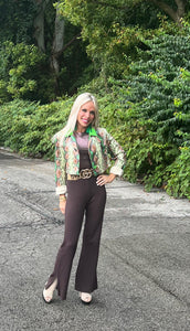 RESERVE YOURS TODAY!!  Faux Leather Snake Print Jacket