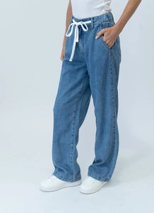 Wherever Denim Drawstring Jogger