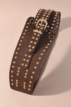 Load image into Gallery viewer, Studded Wide Waist Belt
