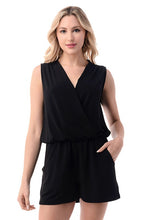 Load image into Gallery viewer, RESTOCK!  Surplice Romper with Pockets
