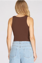 Load image into Gallery viewer, Halter Rib Bodysuit
