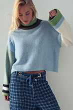 Load image into Gallery viewer, Colorblock Knit Sweater
