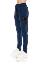 Load image into Gallery viewer, Sequin Cargo Pocket Joggers
