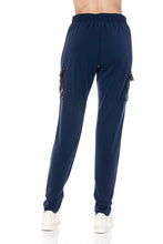 Load image into Gallery viewer, Sequin Cargo Pocket Joggers
