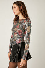 Load image into Gallery viewer, Free People Printed Gold Rush Long Sleeve
