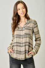 Load image into Gallery viewer, Washed Plaid Button Down
