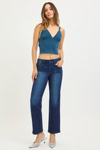 Load image into Gallery viewer, Risen Tummy Control Mid Rise Ankle Straight Jeans

