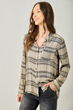 Load image into Gallery viewer, Washed Plaid Button Down
