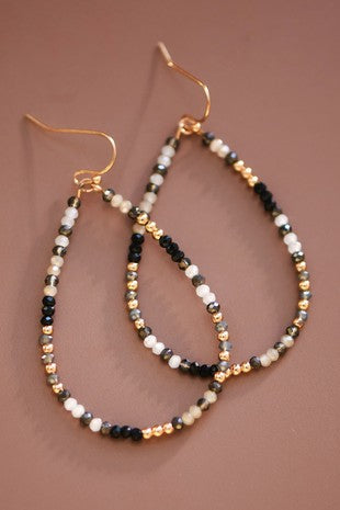 Teardrop Beaded Earringsd