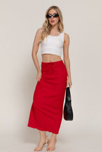 Load image into Gallery viewer, Red Knit Skirt
