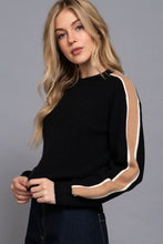 Load image into Gallery viewer, RESTOCK!!  Sleeve Stripe Sweater
