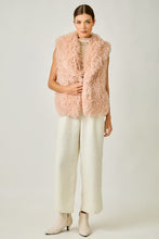 Load image into Gallery viewer, BEST SELLING Shaggy Faux Fur Vest in Rose
