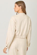 Load image into Gallery viewer, Suede Bomber Jacket
