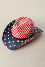 Load image into Gallery viewer, Stars &amp; Stripes Cowboy Hat
