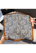 Load image into Gallery viewer, Zebra Print Square Scarf
