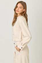 Load image into Gallery viewer, Suede Bomber Jacket
