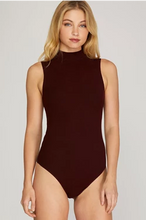 Load image into Gallery viewer, Sleeveless Mock Neck Bodysuit in 3 Colors
