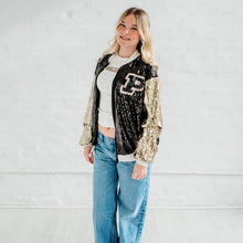 Load image into Gallery viewer, PRE ORDER!!!!  Purdue Sequin Bomber
