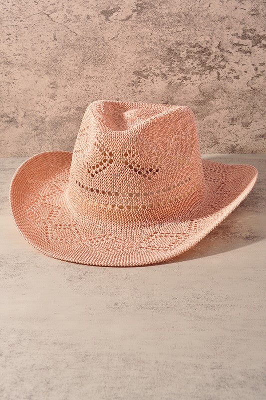 Straw Cowboy Hat in Multiple Colors