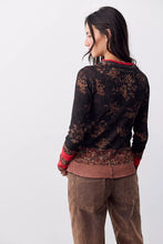 Load image into Gallery viewer, Free People Easy Does it Printed Long Sleeve Tee
