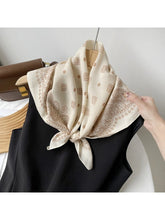 Load image into Gallery viewer, Paisley Border Print Square Scarf
