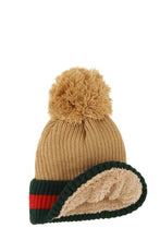 Load image into Gallery viewer, Stripe Pom Hat in 3 Colors
