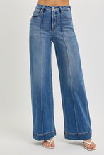 Load image into Gallery viewer, Risen Tummy Control High Rise Ankle Pintuck Jeans
