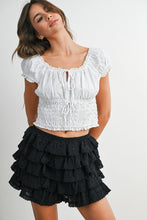 Load image into Gallery viewer, Eyelet Ruffled Skort
