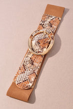 Load image into Gallery viewer, Snakeskin Print Stretch Belt-in 4 Colors
