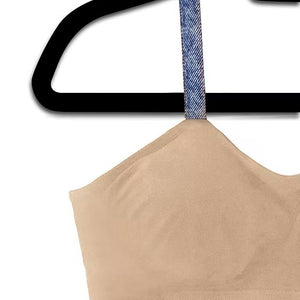Vintage Denim Strap It on Nude Bra