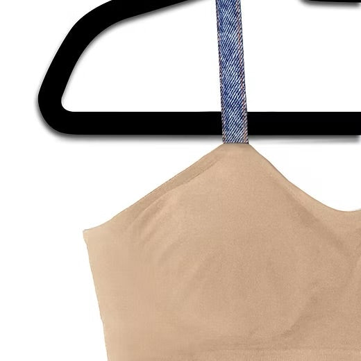 Vintage Denim Strap It on Nude Bra