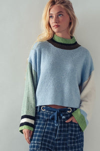 Colorblock Knit Sweater