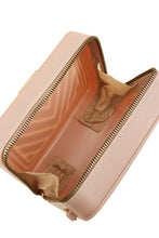 Load image into Gallery viewer, Jelly Crossbody Bag in Nude &amp; Fuchsia
