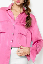 Load image into Gallery viewer, Best Selling Silk Top in Hot Pink
