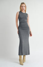 Load image into Gallery viewer, Time Alone Ruched Maxi Dress
