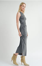 Load image into Gallery viewer, Time Alone Ruched Maxi Dress
