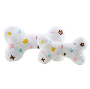 Chewy Vuiton Dog Toy in White-Small & Large