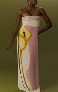 Colorblock Maxi Dress