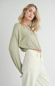 Ronan Elastic Hem Top