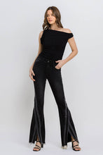 Load image into Gallery viewer, Vervet High Rise Split Flare Jeans

