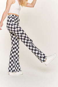 Checkered Flare Pant