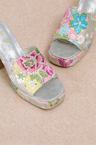 Summer Brocade Sandal