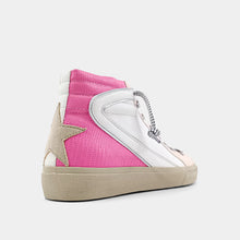 Load image into Gallery viewer, Rooney Pink Lizard High Top
