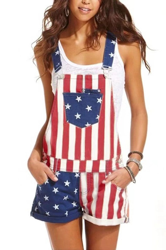 4th of July Overalls